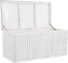 KRINES HOME Truhe / Wäschetruhe aus Rattan (Weiß, MAX) Produktbild-Vorschau 5