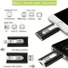 clé USB-C 3 en 1 de 128 Go avec transfert de données Voir les images du produit 4