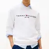 Tommy Hilfiger Tommy Logo Sweatshirt Bílý Náhled obrázku produktu 1