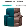Topchances Velvet Recliner Chair Cover, Stretch Recliner Náhled obrázku produktu 7