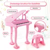 COSTWAY Kinder Keyboard mit 37 Tasten & Hocker, Produktbild-Vorschau 6
