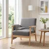 Silla de comedor HOMCOM con reposabrazos, sillón de relax, Vista previa de la imagen del producto 9
