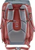 The back of a red Deuter daypack. Voir les images du produit