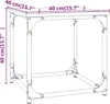 vidaXL Bočný stolík Sonoma Oak 40x40x40 cm Materiál dreva Náhľad obrázku produktu 8