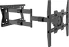 A black, articulated TV wall mount is shown against a white background. Produktbild-Vorschau