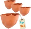 4er Set Blumentopf Wand Blumentopf Wandmontage Produktbild-Vorschau 1