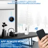 A smart thermometer and air conditioner display in a room setting. Produktbild-Vorschau