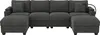 Merax U-förmiges Ecksofa 6-Sitzer, Soffa mit Produktbild-Vorschau 8