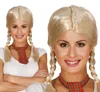 Trecce Parrucca Bavarese Flair Autentico Dirndl Accessori Anteprima dell’immagine prodotto 3