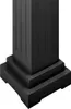 A black column stand with a tiered base, shown from a low angle against a white background. Náhľad obrázku produktu