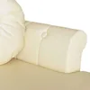 vidaXL Canapé Chesterfield Crème 120.5 x 65 x 75 cm Faux Voir les images du produit 7