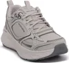 A single gray Skechers sneaker is shown from a three-quarter front angle against a white background. Produktbild-Vorschau