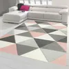 Dywan nowoczesny designerski dywan z trójkątnym wzorem w Podgląd zdjęcia produktu 1