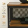 HOMCOM Konsolentisch, Flurtisch mit 2 Regalen, Flurkonsole Produktbild-Vorschau 6