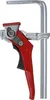 A close-up studio shot of a Bessey GTRH table clamp. Podgląd zdjęcia produktu