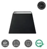 Home Sweet Home Stoff-Lampenschirm Schwarz – 20 x 20 x 14 Produktbild-Vorschau 4