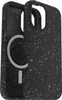 A black phone case with colorful speckles, showing the inside with the MagSafe ring. Náhled obrázku produktu