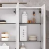 Mobile a specchio per il bagno Vicco Lavio Bianco 100 x 60 Anteprima dell’immagine prodotto 4