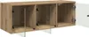 vidaXL Szafka ścienna Artisan dąb 102 x 37 x 35 cm Materiał Podgląd zdjęcia produktu 3