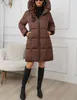 ASKSA Damen Wintermantel mit Kapuze Dick Warmer Steppmantel Produktbild-Vorschau 5