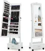 COSTWAY Armoire à bijoux avec éclairage LED, armoire à Voir les images du produit 1
