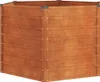 vidaXL Hochbeet Rostig 129x129x77 cm Cortenstahl Produktbild-Vorschau 1