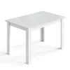 Mondeer Esstisch Esszimmertisch 120 x 80 x 75cm, Weiß Produktbild-Vorschau 1