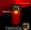 Novaliv LED Grablichter ohne Batterie rot 3x Kerzen Produktbild-Vorschau 7