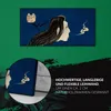 Dekor Leinwand Uhr Wandbild 60x30 weibliche Gespenst Produktbild-Vorschau 5