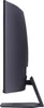 Side view of a black curved computer monitor on a stand. Produktbild-Vorschau