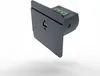 A black electronic device with a USB port and green connectors, shown at an angle against a white background. Anteprima dell’immagine prodotto