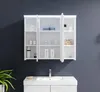 FOUR Spiegelschrank Bad mit LED-Beleuchtung in Weiß - Produktbild-Vorschau 4