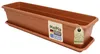 MePla - Set - Balkonkasten Balcony 100 cm + Untersetzer - Produktbild-Vorschau 1