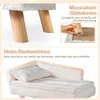 COSTWAY luksusowa sofa dla kota, podwyższone legowisko dla Podgląd zdjęcia produktu 7