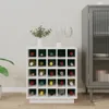 Skrinka na víno biela 55,5x34x61 cm masívna borovica Náhľad obrázku produktu 3