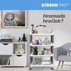 Etagere MagicHome Rolly, plastique, 4 etageres, 49x29x75,5 Voir les images du produit 11