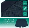 Gomati 6er Pack Herren Boxershorts Webboxer - Navy Schwarz Produktbild-Vorschau 2