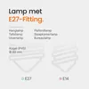 Kobi LED Kogellamp P45 E27 Helder - 15W 1500lm 4000K - Productafbeelding-voorbeeld 5