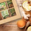 Relaxdays Teebox, Bambus, 10 Fächer, groß, stabil, Produktbild-Vorschau 5