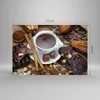 Bilder auf glas - Tasse Schokolade trinken Zimt - 120x80cm Produktbild-Vorschau 3