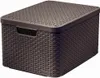 Panier avec couvercle Curver® STYLE2 LID L, marron foncé, Voir les images du produit 19
