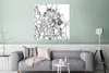 MuchoWow® Poster Karte - Kuala Lumpur - Stadtplan - Schwarz Produktbild-Vorschau 5