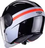 CABERG SOHO ZEPHYR Jethelm L in grau/rot/schwarz Produktbild-Vorschau 5