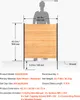 VEVOR recinzione in legno per la privacy, 96,5 cm L x 107,7 Anteprima dell’immagine prodotto 9