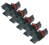 vhbw 5x Farbrolle, Farbwalze Schwarz Rot kompatibel mit Produktbild-Vorschau 1