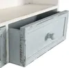 Nástěnná police Clayre & Eef 56x13x60 cm bílá 5H0465 Náhľad obrázku produktu 3
