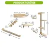 7tlg. Kletterwand katzen set, Katzen-Wandmöbel, mit 3 Produktbild-Vorschau 6