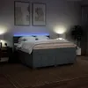 vidaXL Boxspring posteľ s matracom Tmavo šedá 180x200 cm Náhľad obrázku produktu 5