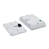 The image shows the bottom parts of a white thermostat on a white background. Voir les images du produit