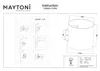 Maytoni Moderne Wandleuchte Rond 1xG9 excl. in Mattes Gold Produktbild-Vorschau 12